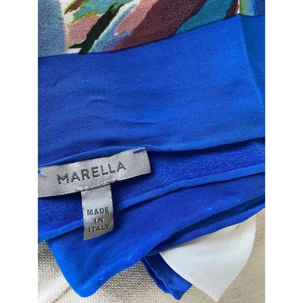 MARELLA made in ITALI Silk Scarf MARELLA Luxury women's clothing brand 42x42”
